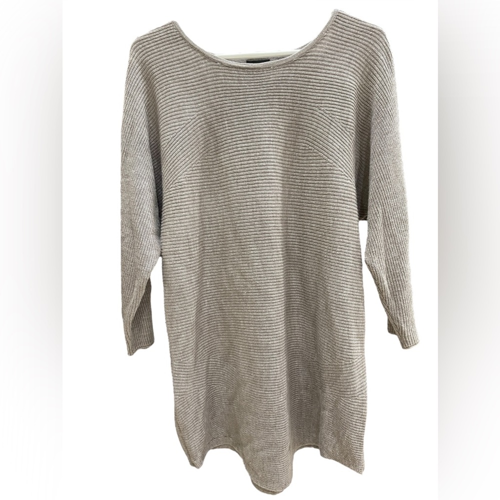 Worthington | Ladies Tunic Sweater | Color: Oatmeal | Size M |